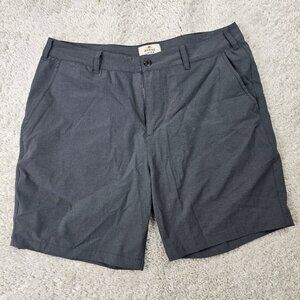 Marine Layer Men 33x7 Hybrid Short Performance Chino Solid Grey Casual Everyday